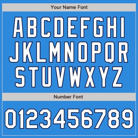 Custom Powder Blue White-Navy Bomber Full-Snap Varsity Letterman Jacket