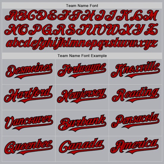 Custom Gray Black Pinstripe Red Two-Button Unisex Softball Jersey