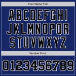 Custom Royal White Pinstripe Black-White Authentic Baseball Jersey Custom Royal White Pinstripe Black-White Authentic Baseball Jersey