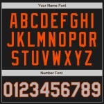 Custom Black Gray-Orange Authentic Two Tone Baseball Jersey Custom Black Gray-Orange Authentic Two Tone Baseball Jersey