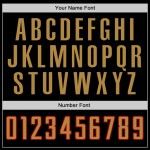 Custom Black Old Gold-Red Authentic Baseball Jersey