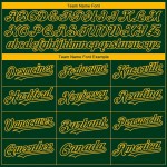 Custom Green Gold 3D Oakland City Edition Fade Fashion Authentic Baseball Jersey Custom Green Gold 3D Oakland City Edition Fade Fashion Authentic Baseball Jersey