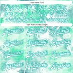 Custom Aqua White Halo Dying Rose 3D Pattern Design Bomber Full-Snap Varsity Letterman Jacket Custom Aqua White Halo Dying Rose 3D Pattern Design Bomber Full-Snap Varsity Letterman Jacket